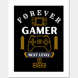 Gamer Forever Posters and Art